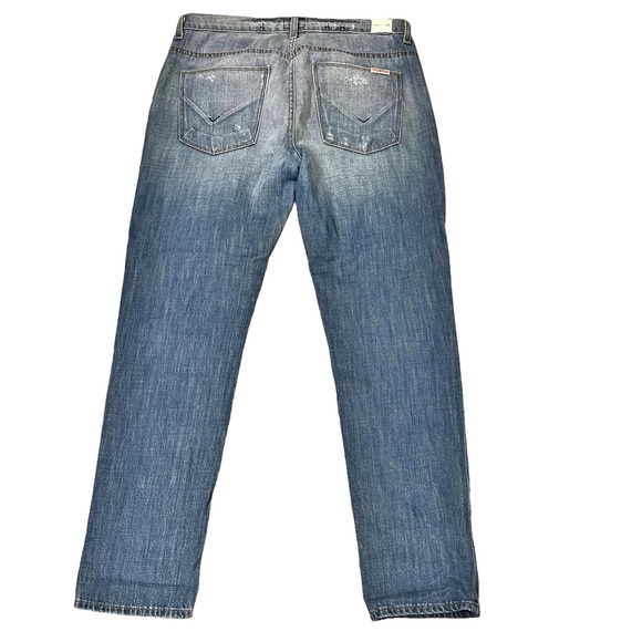 Hudson Leigh Boyfriend Distressed Ankle Length Denim Jeans Sz 27 - Picture 4 of 12